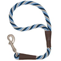 Mendota Traffic Clip Leash 1/2"x16" (13mm x 40cm)  ARCTIC BLUE