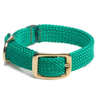 Mendota Doublebraided Junior Collar 12" KELLY GREEN