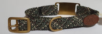 Mendota Products - ID Junior Dog Collar with Brass Tag - SIZES: 35CM,  - Made in the USA - Camo