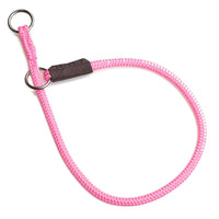 Mendota Products Fine Show Slip Collar 26in (66cm) - Made in the USA - Hot Pink