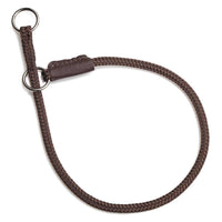 Mendota Products Fine Show Slip Collar 26in (66cm) - Made in the USA - Dark Brown