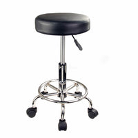 4X Swivel Salon Barber Stool Chair Round Type BLACK