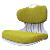 Slender Chair Posture Correction Seat Floor Lounge Padded Stackable LIME