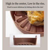 Airfryer Reusable Silicone Pot Large Chocolate Nonstick Nontoxic