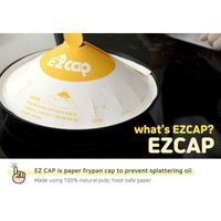 200X Paper Lid for Frypan Disposable Cooking Pan Cap Oli Splash Protection