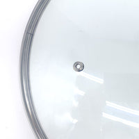 KOMAN Stainless Steel Glass Lid with Bakelite Handle - 28cm