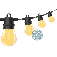 Festoon String Lights 30 Bulbs 32M Fairy LED Waterproof Outdoor Christmas Party