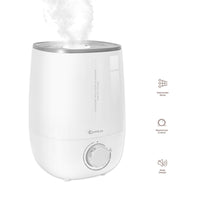 2X SANSAI Air Humidifier Ultrasonic Cool Mist 4.8L WHITE