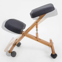 Ergonomic Adjustable Kneeling Chair BLACK