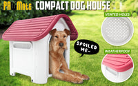 Dog Kennel House Plastic LUNA M PINK