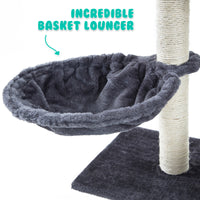 Cat Tree Multi Level Scratcher ATACAMA 100cm GREY