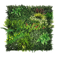 YES4HOMES 1 SQM Artificial Plant Wall Décor Grass Panels Vertical Garden Tile Fence 1X1M Green