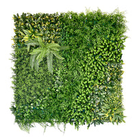 YES4HOMES 1 SQM Artificial Plant Wall Décor Grass Panels Vertical Garden Foliage Tile Fence 1X1M Green