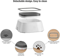 1 x Medium Pet No Spill Feeder Bowl Dog Cat Puppy slow food Interactive Dish Dispenser