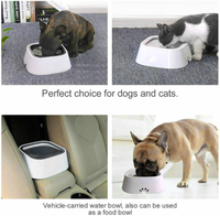 1 x Medium Pet No Spill Feeder Bowl Dog Cat Puppy slow food Interactive Dish Dispenser