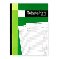 12 x Book Carbonless Invoice & Statement A4 50 sheets