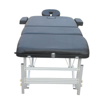 3 Fold Portable Aluminium Massage Table Massage Bed Beauty Therapy Black
