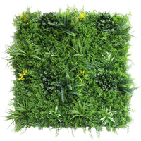 YES4HOMES 5 SQM Artificial Plant Wall Grass Panels Vertical Garden Tile Fence 1X1M Green