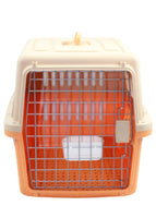 YES4PETS Large Dog Cat Crate Pet Carrier Rabbit Airline Cage With Tray And Bowl Orange