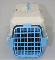 YES4PETS Small Dog Cat Crate Pet Carrier Rabbit Guinea Pig Cage With Tray-Blue