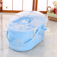 YES4PETS Small Dog Cat Crate Pet Rabbit Guinea Pig Ferret Carrier Cage With Mat-Blue