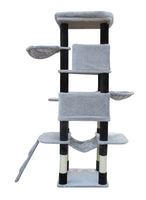 YES4PETS 161 cm Cat Scratching Post Tree Scratcher Pole-Little Grey