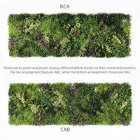 YES4HOMES 3 SQM Artificial Plant Wall Grass Panels Vertical Garden Foliage Tile Fence 1X1M
