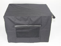YES4PETS 42' Dog Cat Rabbit Collapsible Crate Pet Cage Canvas Cover-Black