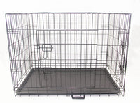 YES4PETS 24' Portable Foldable Dog Cat Rabbit Collapsible Crate Pet Cage with Cover Mat