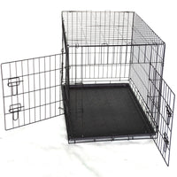 YES4PETS 36' Collapsible Metal Dog Cat Puppy Crate Cage Cat Rabbit Carrier