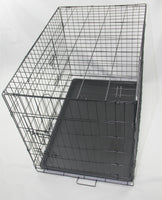 48' Portable Foldable Dog Cat Rabbit Collapsible Crate Pet Cage Cover Mat