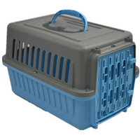 YES4PETS Blue Small Dog Cat Rabbit Crate Pet Guinea Pig Carrier Kitten Cage