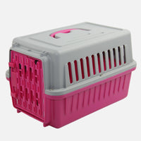 YES4PETS Small Dog Cat Rabbit Crate Pet Guinea Pig Carrier Kitten Cage Pink