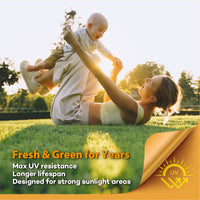 Premium Synthetic Turf 40mm 2m x 2m Artificial Grass Fake Turf Plants Plastic Lawn