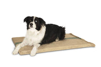 YES4PETS Large Hessian Pet Dog Puppy Bed Mat Pad House Kennel Cushion With Foam 100 x 69 cm