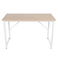 YES4HOMES Computer Desk, Sturdy Home Office Laptop Desk Modern Writing Table, Multipurpose Workstation