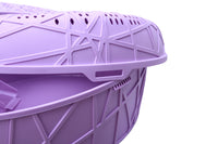 YES4PETS XL Portable Cat Toilet Litter Box Tray House with Scoop Purple