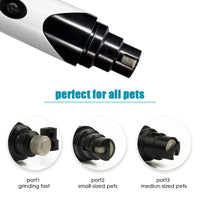 YES4PETS Electric Pet Dog Cat Quiet Nail Grinder Clipper Cutter Trimmer Grooming Care