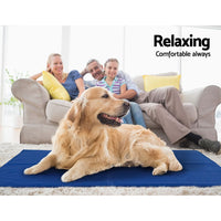 2X Pet Cooling Bed Gel Mat Dog Cat Non-Toxic Cool Pad Puppy Cold Summer 50x40 CM
