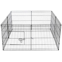 YES4PETS 24' Dog Rabbit Playpen Exercise Puppy Enclosure Fence With Cover