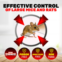 SAS Pest Control 48PCE Rat Mice Traps Ready To Use Disposable 17 x 23cm