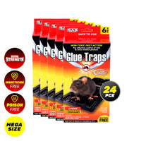SAS Pest Control 144PCE Rat Mouse Traps Extra Large Super Strong 20.5 x 11cm