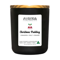 Aurora Christmas Pudding Triple Scented Soy Candle Australian Made 300g