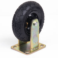 6 Inch Fixed Castor Caster Pneumatic Tyres Tyre  Wheel Trolley Cart Wheelbarrow