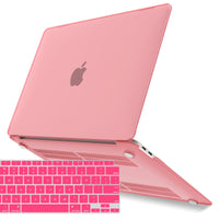 MacBook Air 13 Inch Case 2020 2019 2018, A1932, A2179, A2337 Shell Case Keyboard Cover Pink