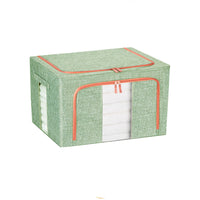100L Cloth Storage Box Closet Organizer Storage Bags Clothes Storage Bags Wardrobe Organizer Idea GREEN