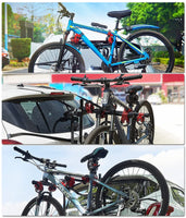 3 Bike Universal Cycle Bicycle Car Rear Carrier Rack Hanger Mount for Car Sedan Hatchback Minivan SUV