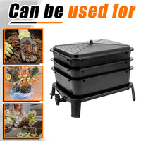 Worm Farm Factory worm wee Composter 30L 4 Trays Compost Bin Worm Farm Composting System