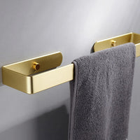 Gold Kitchen Bathroom Paper Holder Towel Holder Self Adhesive or Screw Mount 40cm