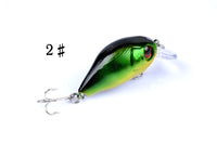 5x 5.5cm Popper Crank Bait Fishing Lure Lures Surface Tackle Saltwater